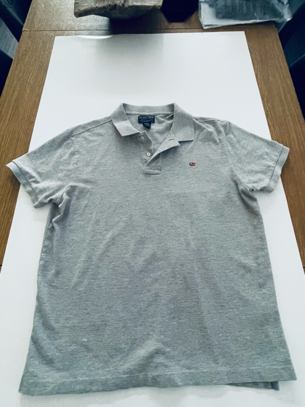 Polo Jeans Company, Ralph Lauren co. Heather Gray Short-Sleeve Polo